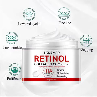 RadiantGlow™ Retinol Firming & Lifting Collagen Cream – Smooth Wrinkles & Brighten Skin