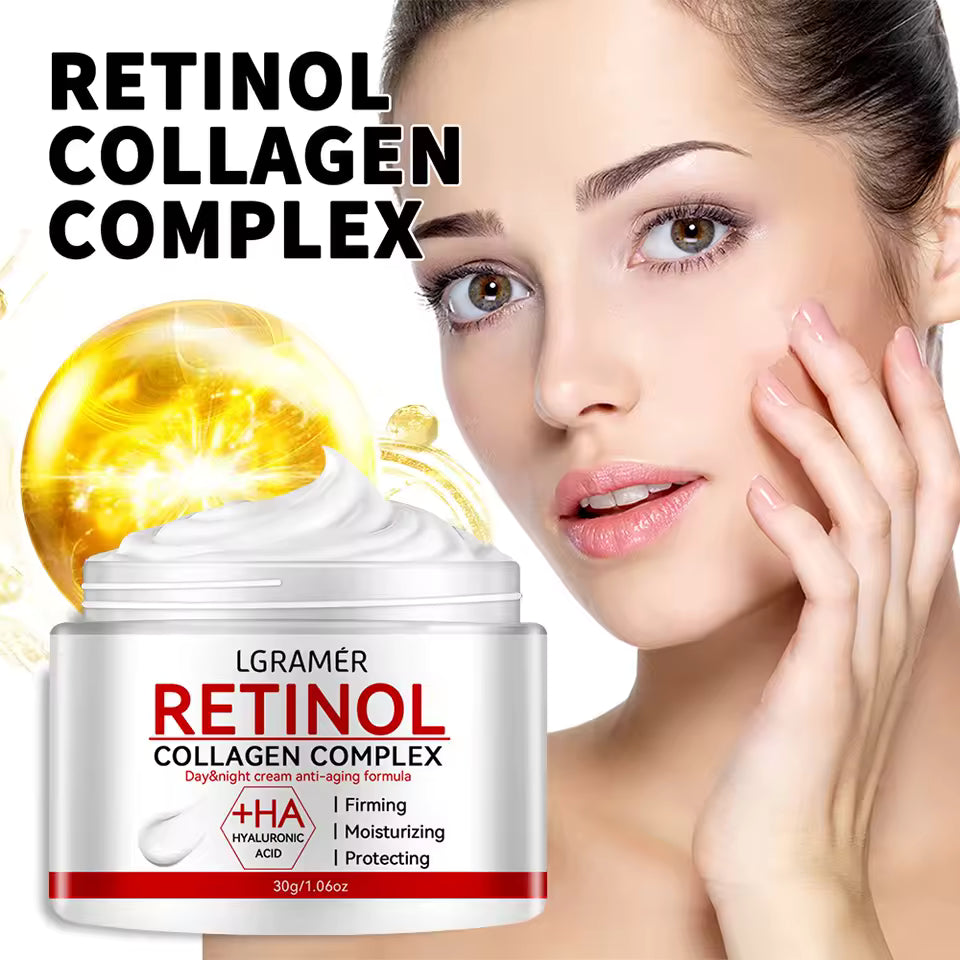 RadiantGlow™ Retinol Firming & Lifting Collagen Cream – Smooth Wrinkles & Brighten Skin